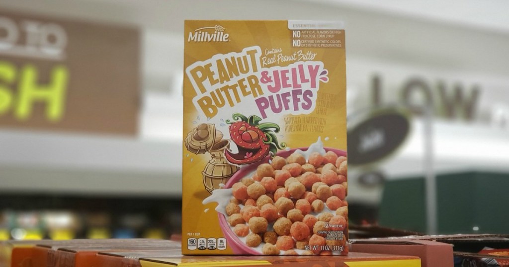 ALDI Peanut Butter Jelly Cereal