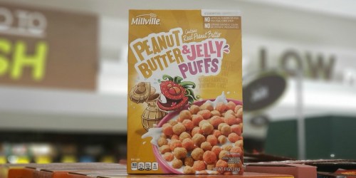 Peanut Butter & Jelly Cereal is Real & It’s at ALDI