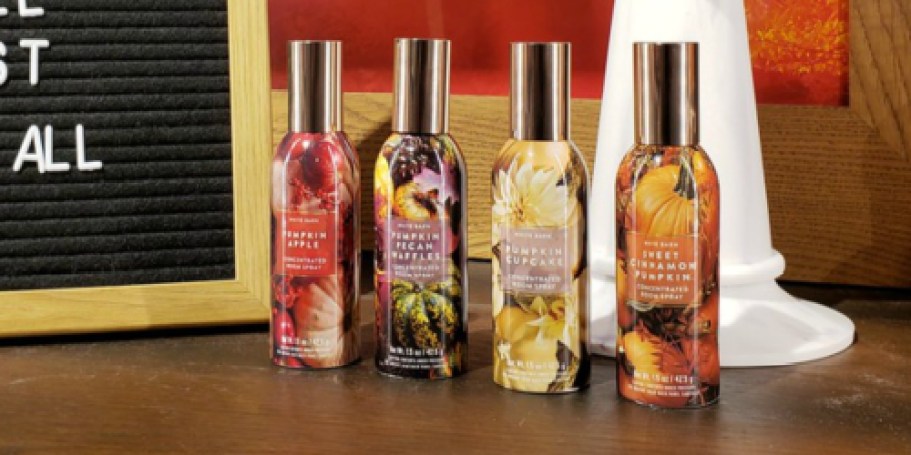 Bath & Body Works Room Sprays Only $3.50 (Reg. $9) | Includes New Fall Scents!