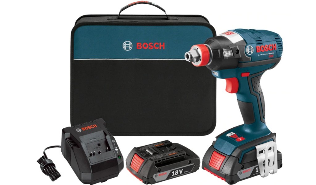 Bosch Freak Impact Driver with Case and Batteries