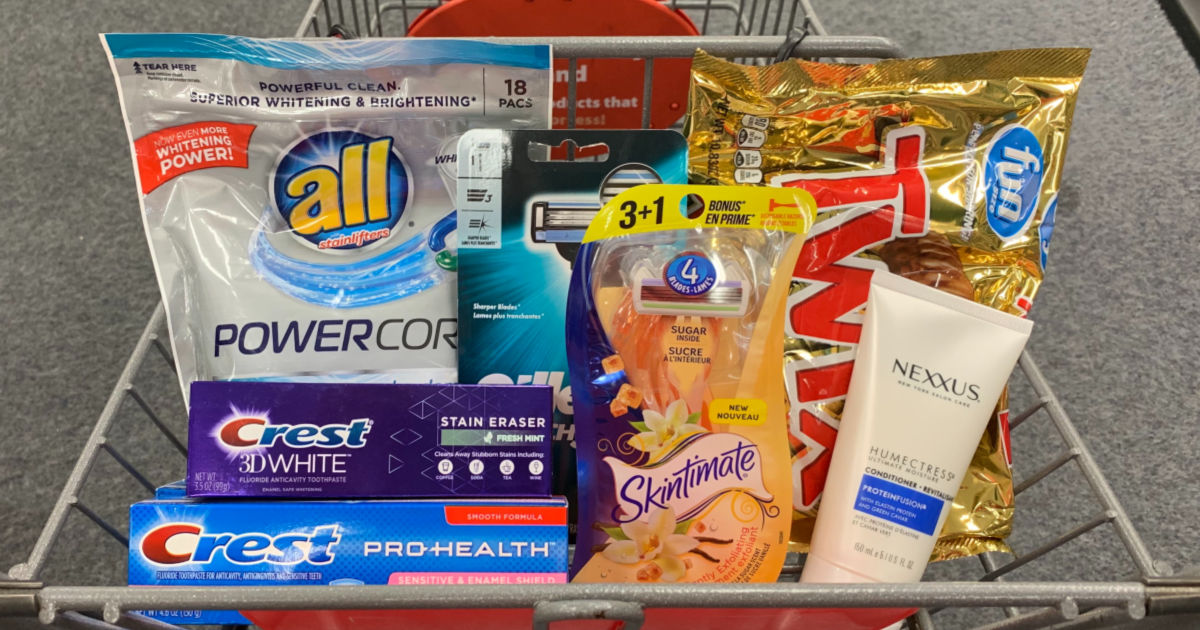 Basket of products from CVS