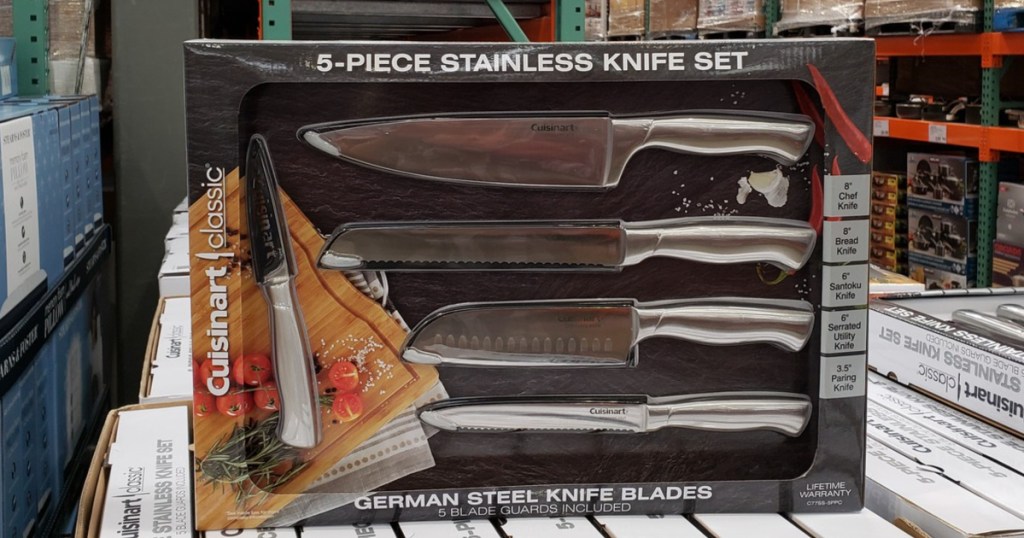 Cuisinart 5-Piece German Stainless Steel Knife Set