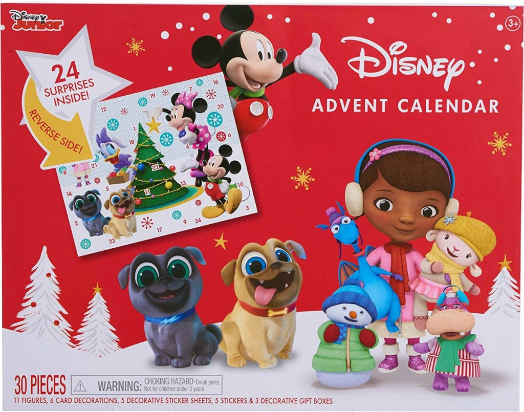 Disney Junior themed advent calendar with surprises