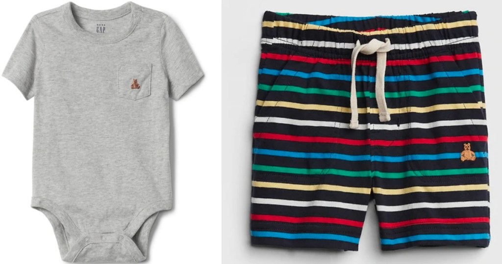 GAP Baby Bodysuit and Shorts