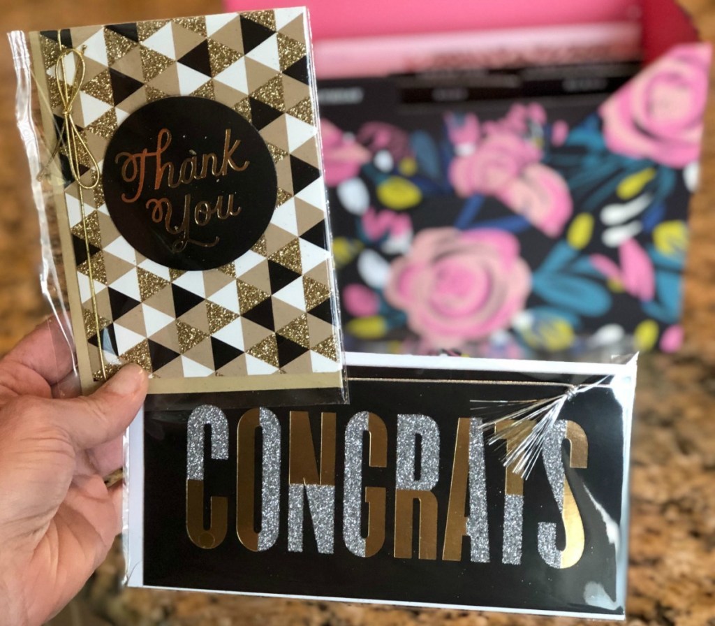 Hallmark Greeting Card Thank you and Congrats