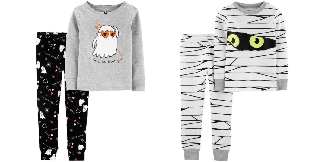 Halloween 2-Piece carter's pajama sets in Zombie and Ghost