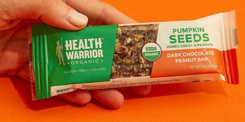 Health Warrior Organic Pumpkin Seed Protein Bars 12-Count Only $9.74 Shipped on Amazon | Just 81¢ Per Bar