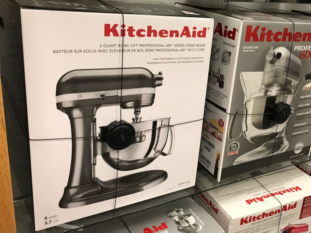 KitchenAid 6-Quart Bowl-Lift Professional Stand Mixer in box