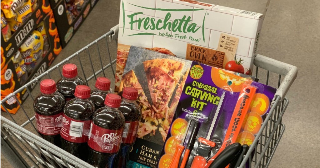 Kroger Cart full of sale items