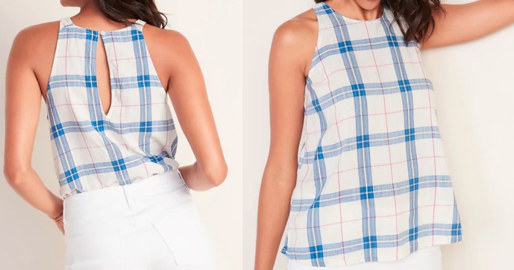 Old Navy Plaid Tank