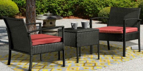 3-Piece Rattan Patio Set w/ Cushions Only $131.99 Shipped at Wayfair (Regularly $290)