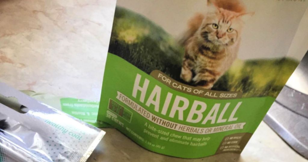 bag of Pet Naturals of Vermont - Hairball, Daily Digestive, Skin + Coat Support for Cats