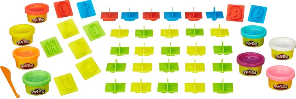 Play Doh Numbers and Letters