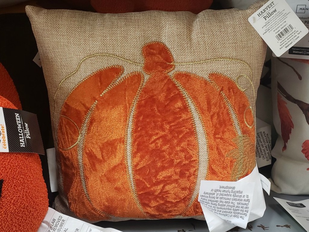 Walmart pUmpkin Pillow