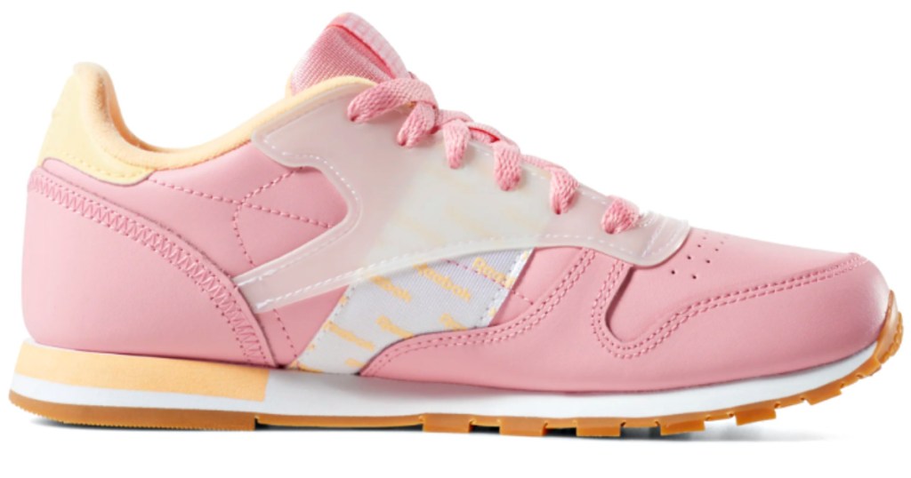 kids pink reebok sneaker