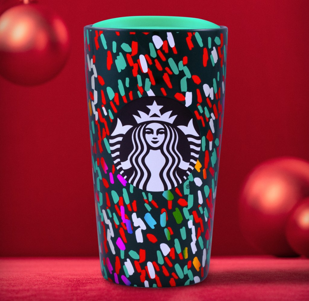 Starbucks Green Confetti Tumbler