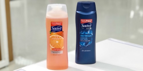 Suave Body Wash Only 75¢ Each After Cash Back at Target