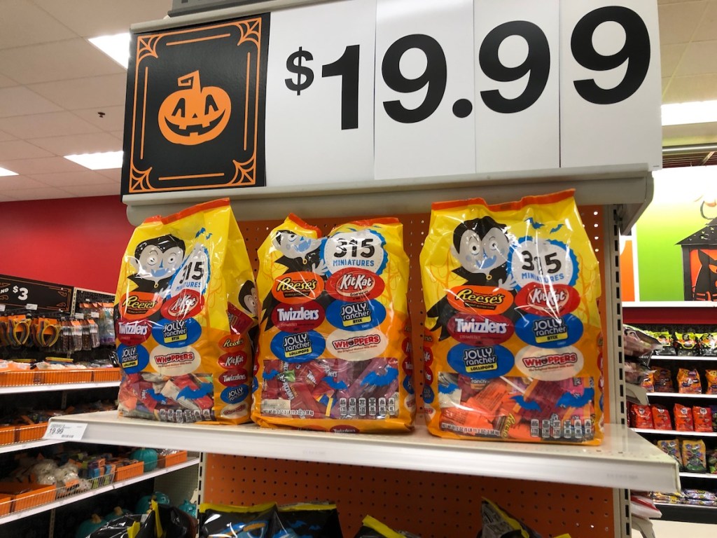 Target Candy Miniatures on shelf