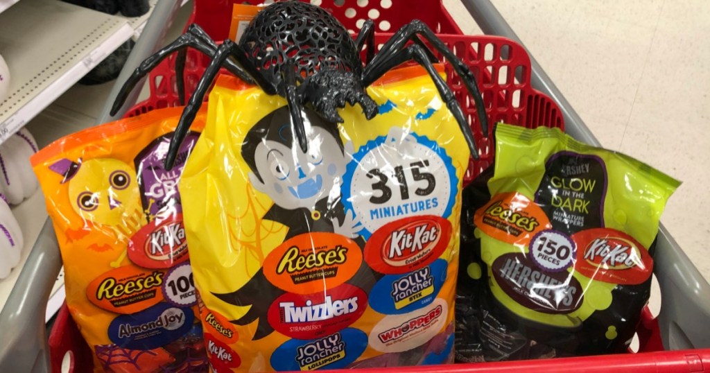 Halloween Candy in Target cart