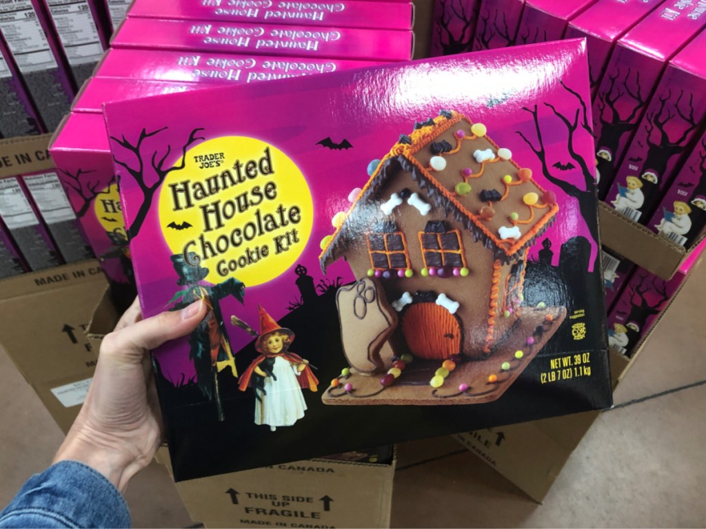 Trader Joe's Haunted House Chocolate Cookie Kit