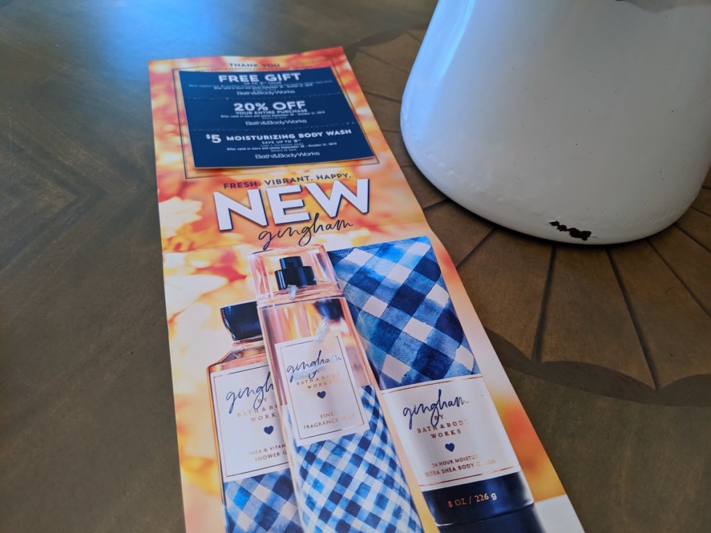 Bath & Body Works Mailer Coupons