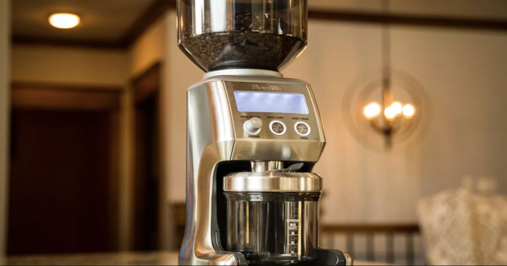 breville smart pro stainless steel coffee grinder