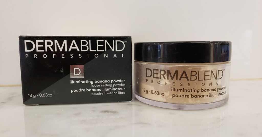 dermablends banana powder with box