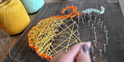 Easy DIY String Art – Perfect Fall Craft!