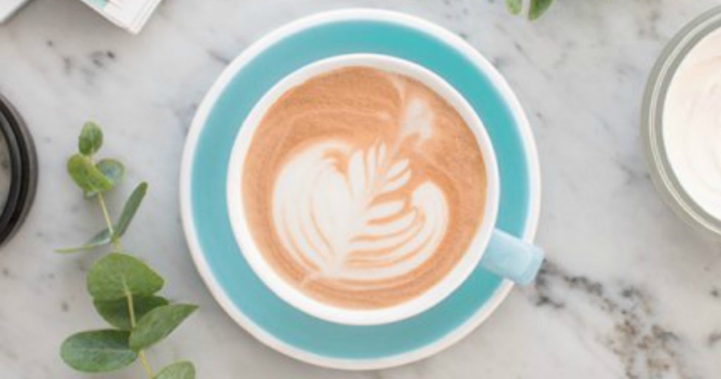 cup of expresso with creme in it