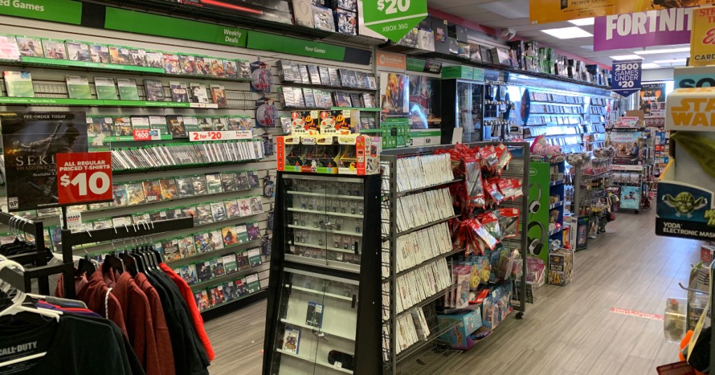 GameStop store interior