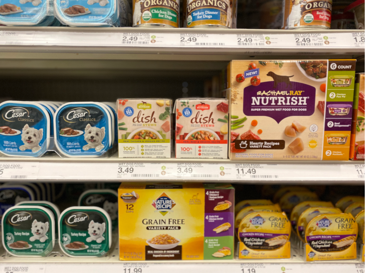dish stews on store shelf