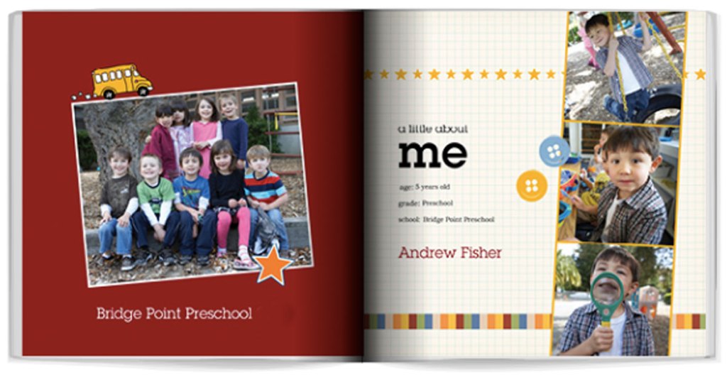 Shutterfly School days photo album