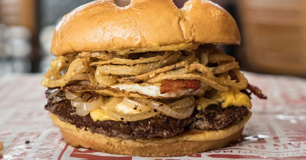 smashburger sin city burger close up