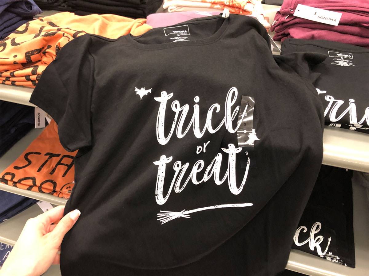 women's sonoma trick or treat tshirt kohls