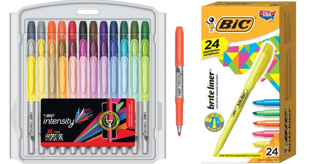 Bic Markers and Highlighters 