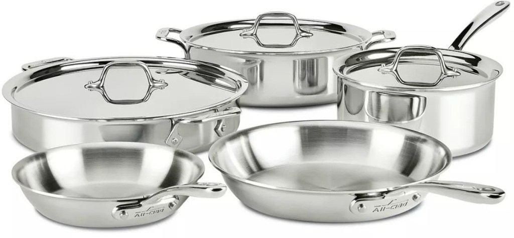 All clad cookware set