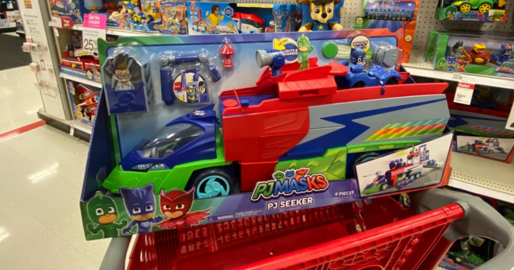 PJ Masks Toy in target shopping cart 