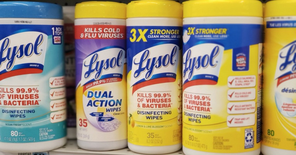 Free Lysol Wipes at Rite aid