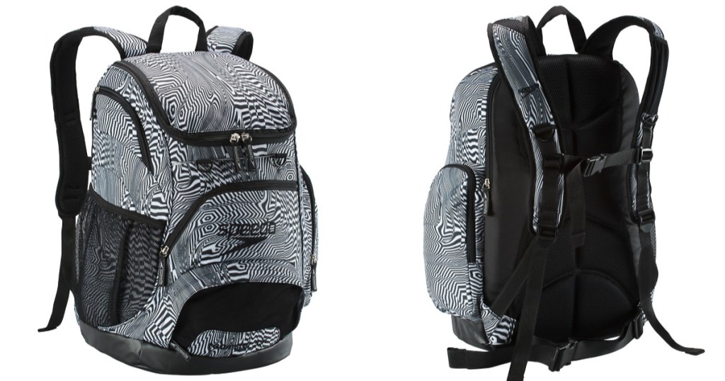 Speedo Black & White Backpack