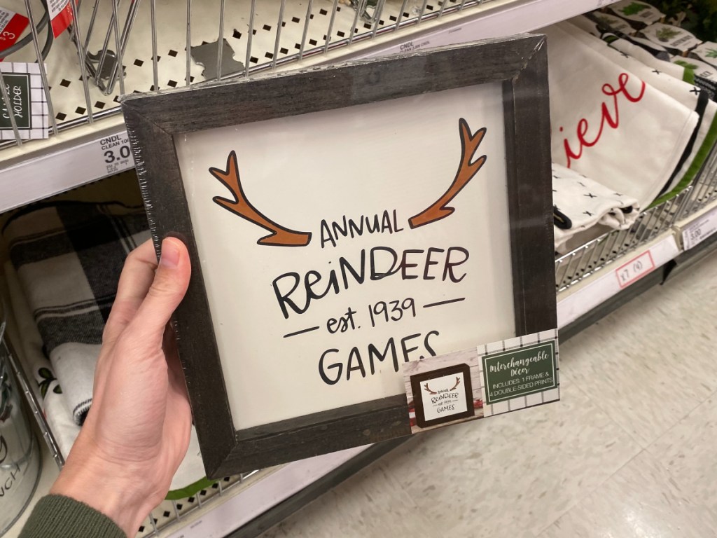 Annual Reindeer Game Sign