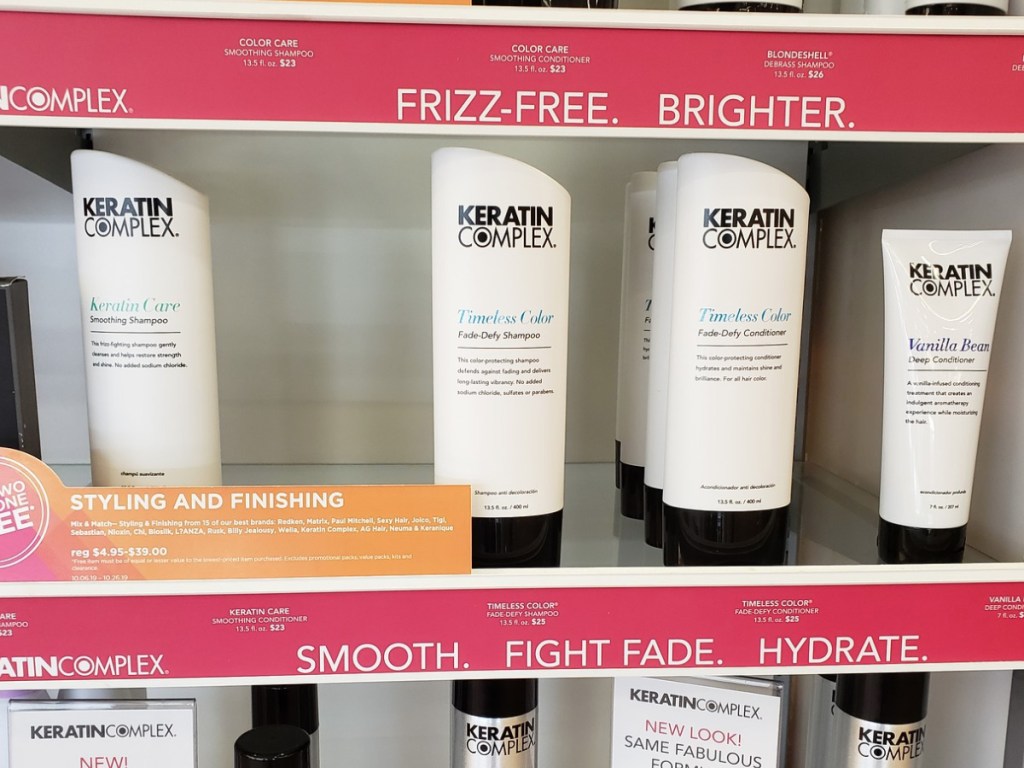 Keratin Complex shampoo at Ulta