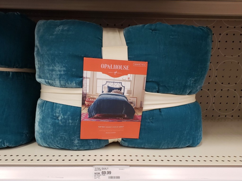 Opalhouse Target Velvet Quilt