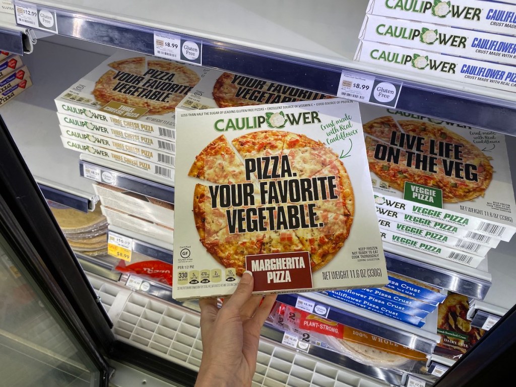Caulipower Pizza in store cooler