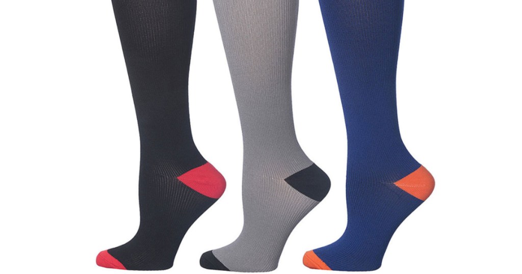 3 packs of compression socks