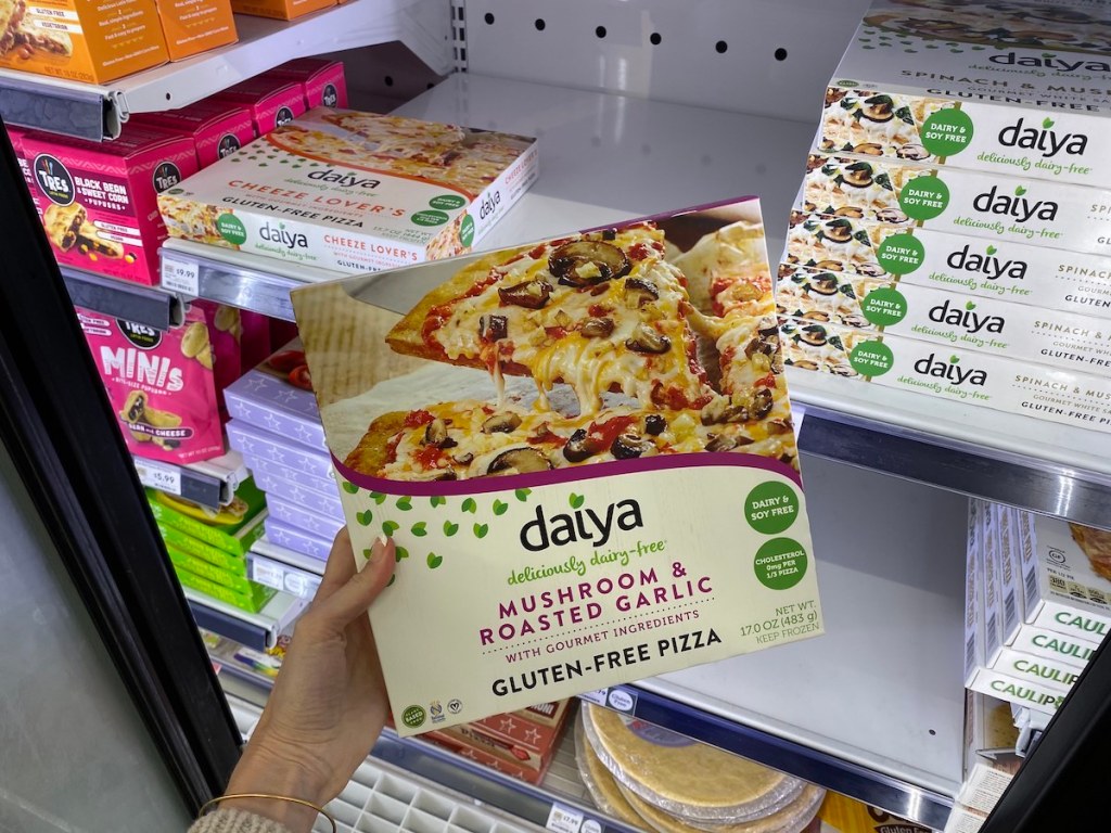 Daiya Pizza in Whole Foods Store cooler