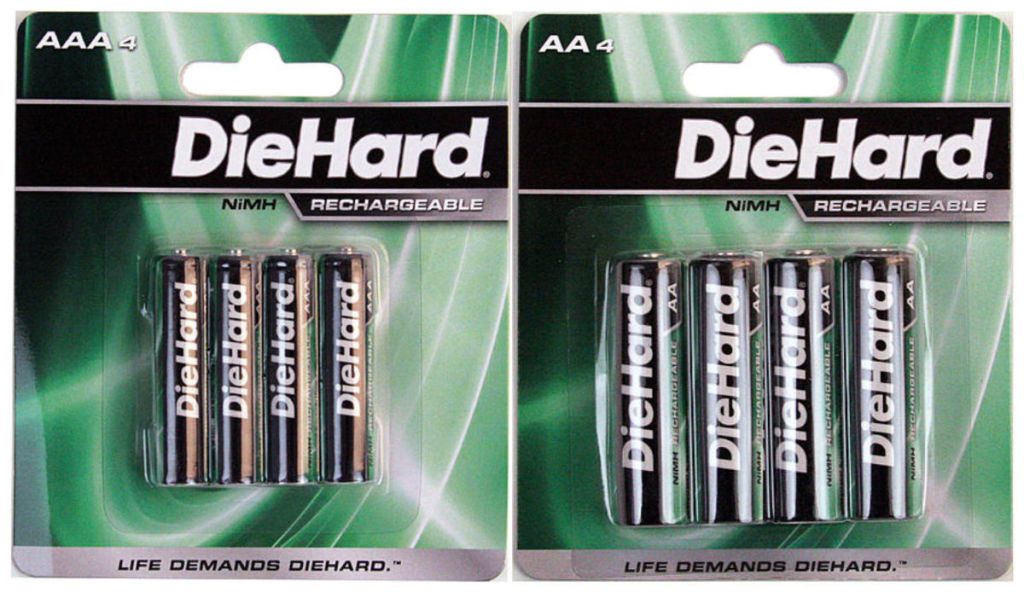 DieHard 4-Pack NiMH Batteries