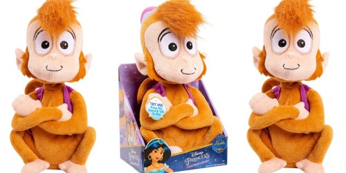 Disney Aladdin Chatterback Abu Plush Only $5 (Regularly $10)