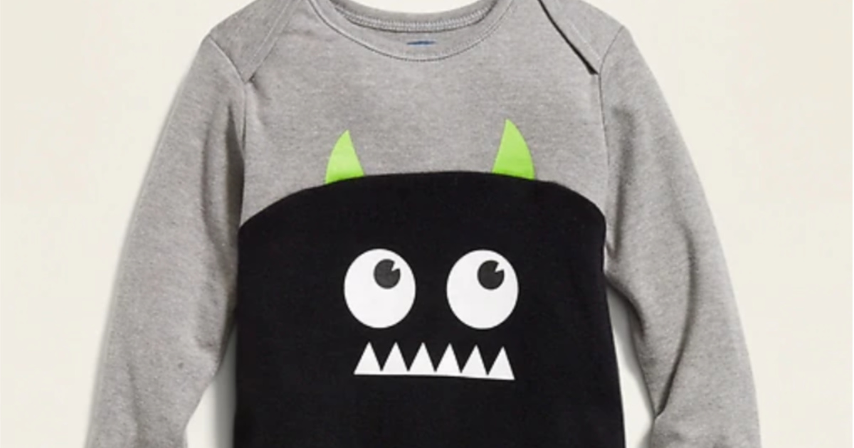 halloween monster baby one piece from old navy