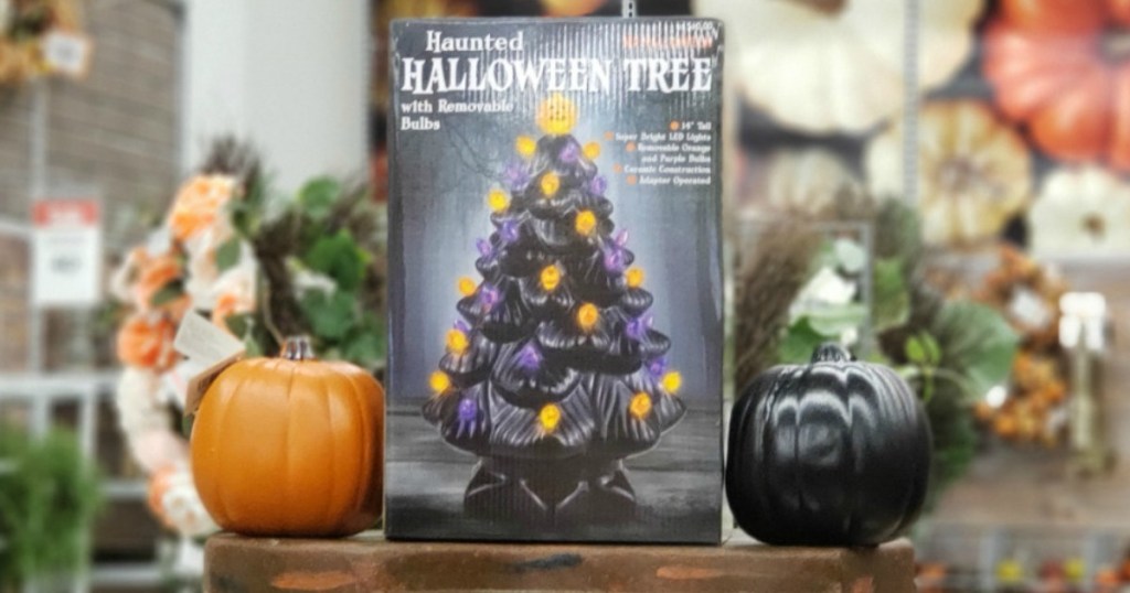 Michaels Haunted Halloween Tree in-store