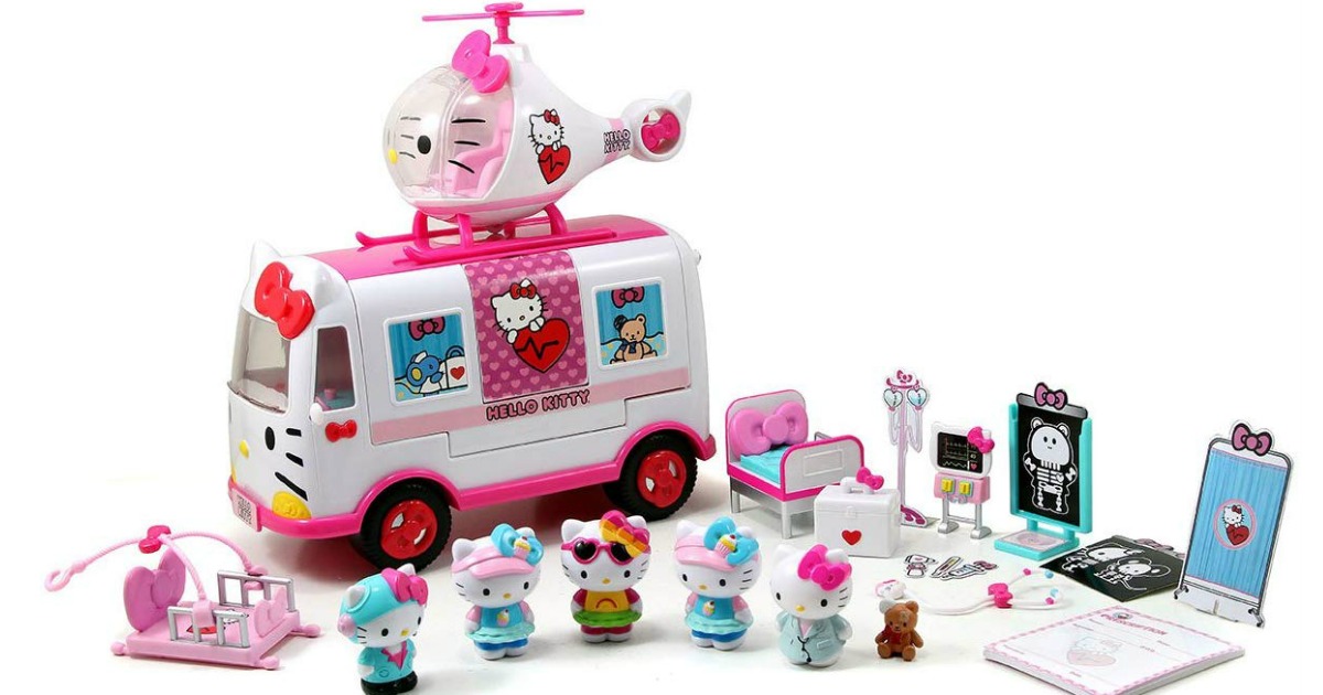 hello kitty rescue play set contents